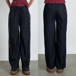 Damson Madder Rafe Embroidered Jeans